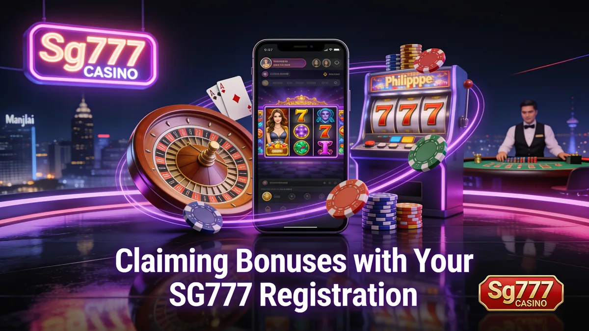 sg777 in the Philippines — Claiming Bonuses with Your SG777 Registration